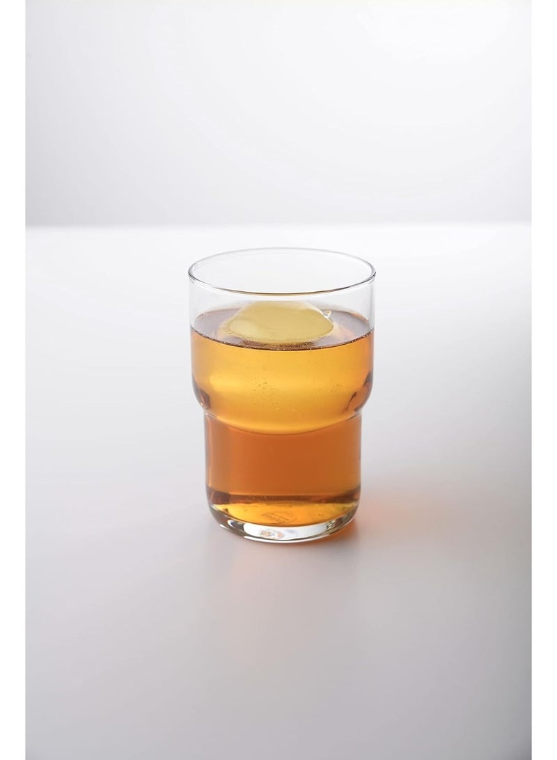 أيكيا طقم أكواب زجاجية قابلة للتكديس من ايكيا - 6 قطع، أكواب شفافة سعة 170 مل للماء والعصير والمشروبات الباردة، سهلة التنظيف - Image 4